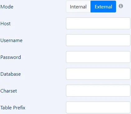 external database